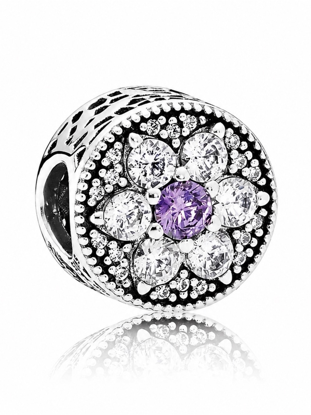 Forget Me Not Purple Charm (One)